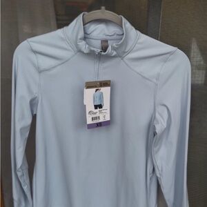 Mondetta Sky Blue Quarter-Zip Top